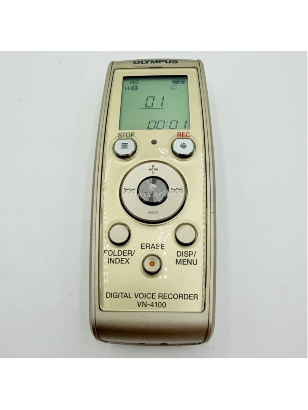 Olympus VN-4100 Digital Voice Recorder Portable Handheld Gold